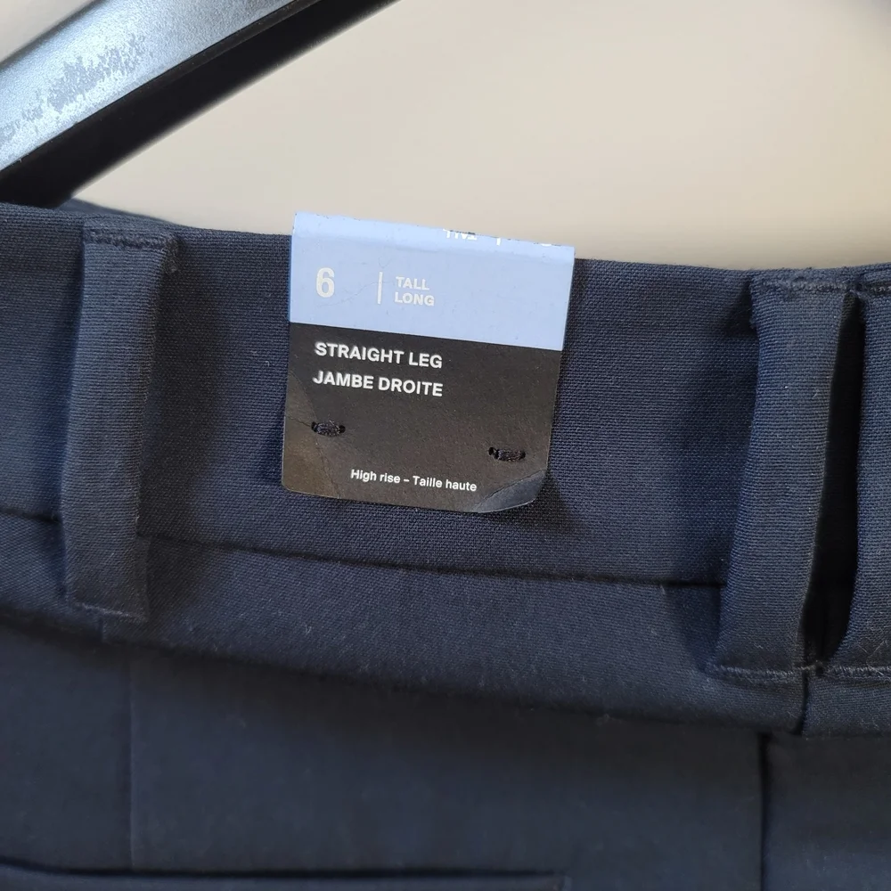 Reitmans Navy Tall Straight Leg  Pants Professional Style - Picture 4 of 8